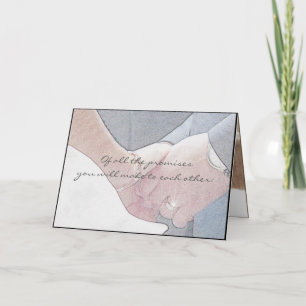 Wedding wishes card