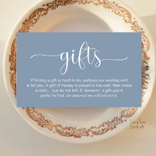 Wedding Wishing Well, Monetary Gift Registry Enclosure Card