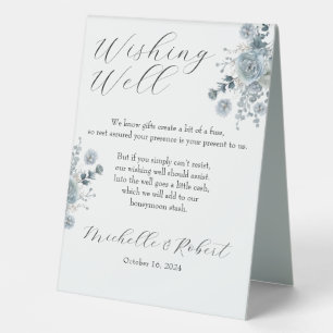 Wedding Wishing Well Table Tent