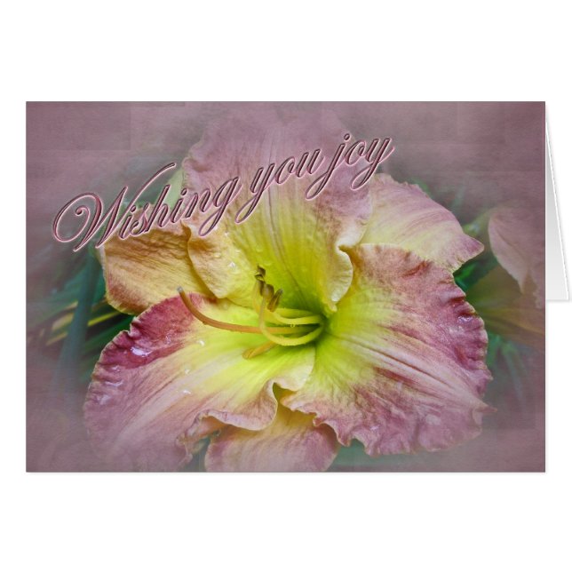 Wedding - Wishing You Joy Cards (Front Horizontal)