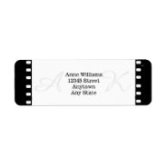 Wedding With A Movie Film Theme Label at Zazzle
