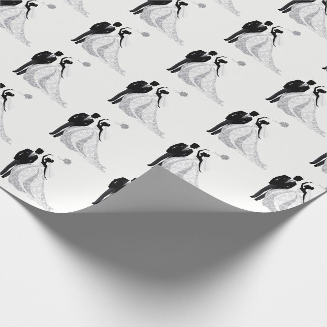 Wedding Wrapping Paper (Corner)