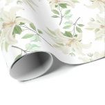 Wedding Wrapping Paper<br><div class="desc">This roll of wedding wrapping paper is shown with a lovely white lily floral print.
Glossy Shown
Customize this item or buy as is.




Stock Image
freepik.com</div>