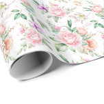 Wedding Wrapping Paper<br><div class="desc">This roll of wedding wrapping paper is shown with a lovely multi color flowers and roses print.
Glossy Paper Shown
Customize this item or buy as is.




Stock Image
freepik.com</div>