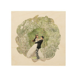 Wedding Wreath Wood Wall Art