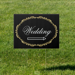 Wedding Yard Sign