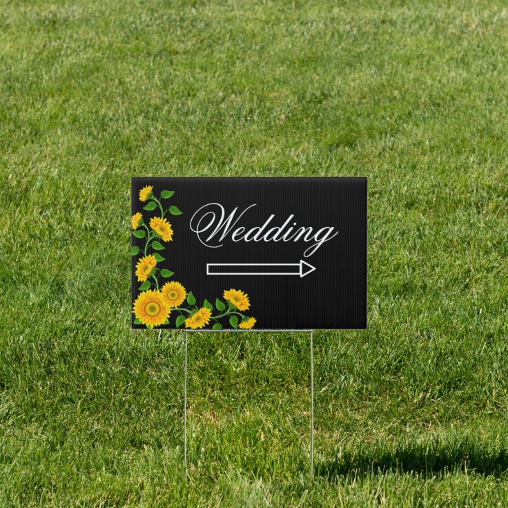 Wedding Yard Sign Zazzle