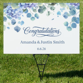 Wedding Yard Sign