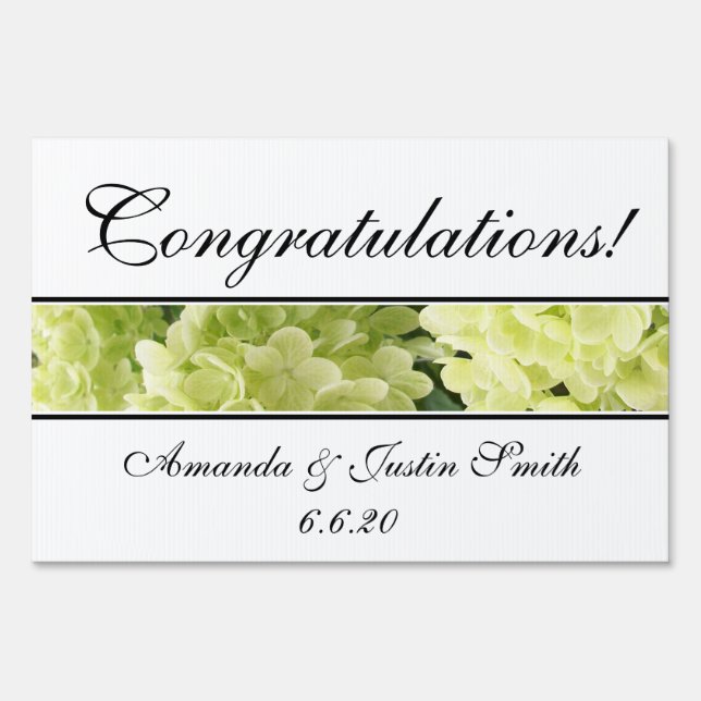 Wedding Yard Sign (Front)