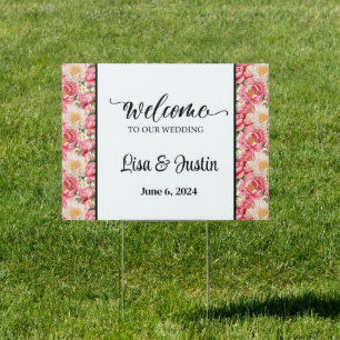 Wedding Yard Sign
