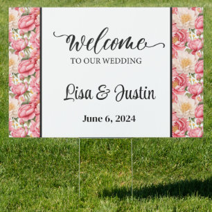 Wedding Yard Sign