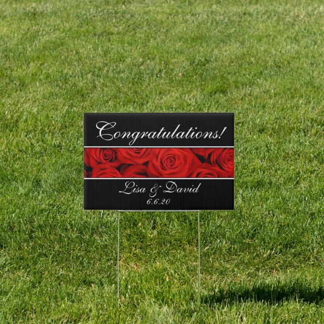 Wedding Yard Sign (Insitu)