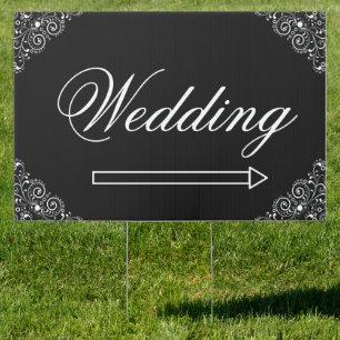 Wedding Yard Sign