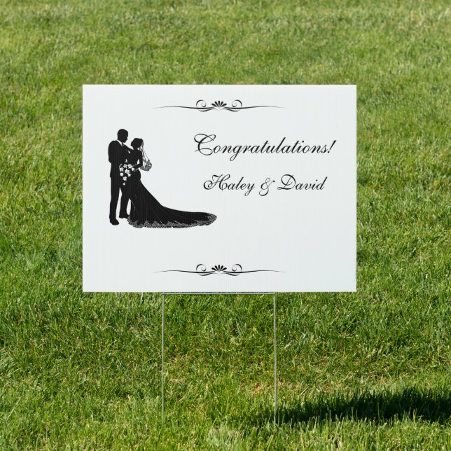 Wedding Yard Sign (Insitu)