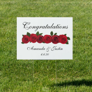 Wedding Yard Sign