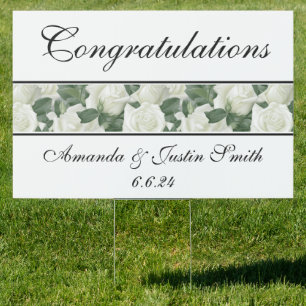 Wedding Yard Sign