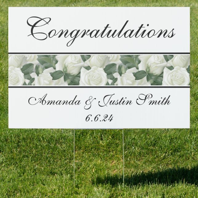 Wedding Yard Sign (Insitu)