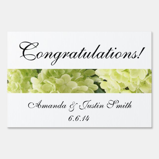 Wedding Yard Sign (Front)