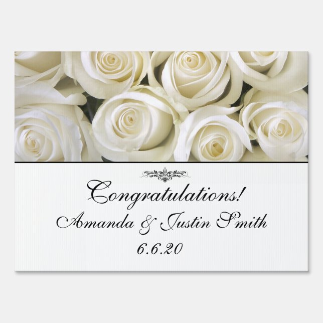 Wedding Yard Sign (Front)