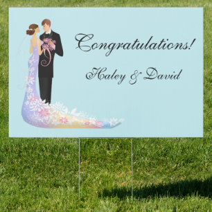 Wedding Yard Sign