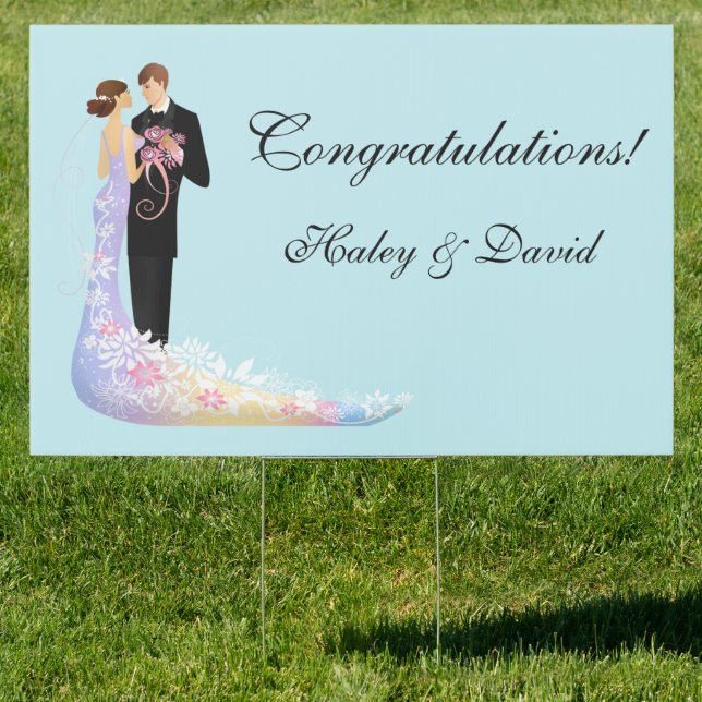 Wedding Yard Sign (Insitu)