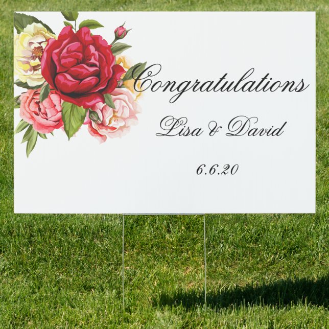 Wedding Yard Sign (Insitu)