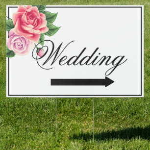 Wedding Yard Sign