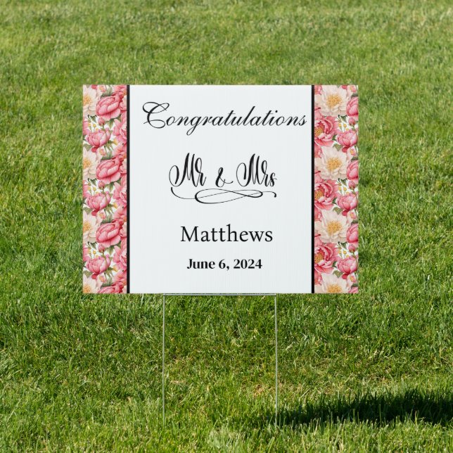 Wedding Yard Sign (Insitu)