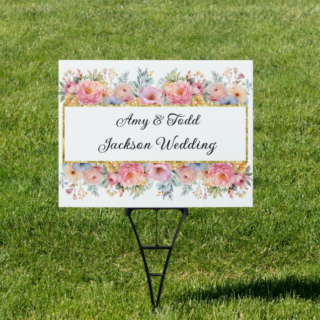 Wedding Yard Sign (Insitu)