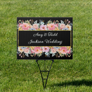 Wedding Yard Sign