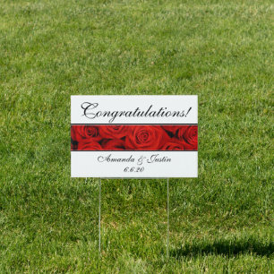 Wedding Yard Sign