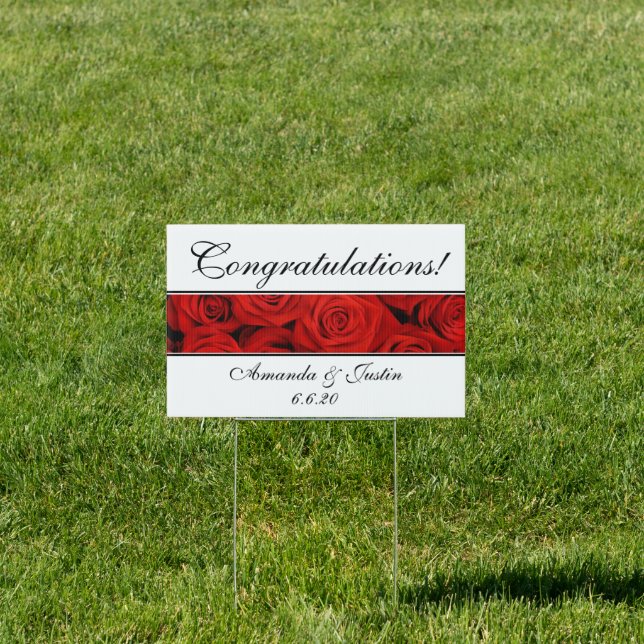 Wedding Yard Sign (Insitu)