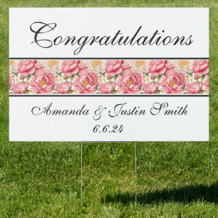 Wedding Yard Sign