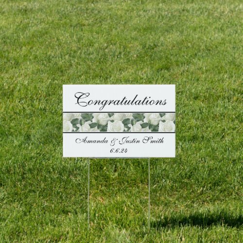 Wedding Yard Sign