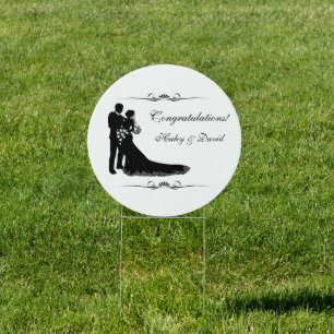 Wedding Yard Sign