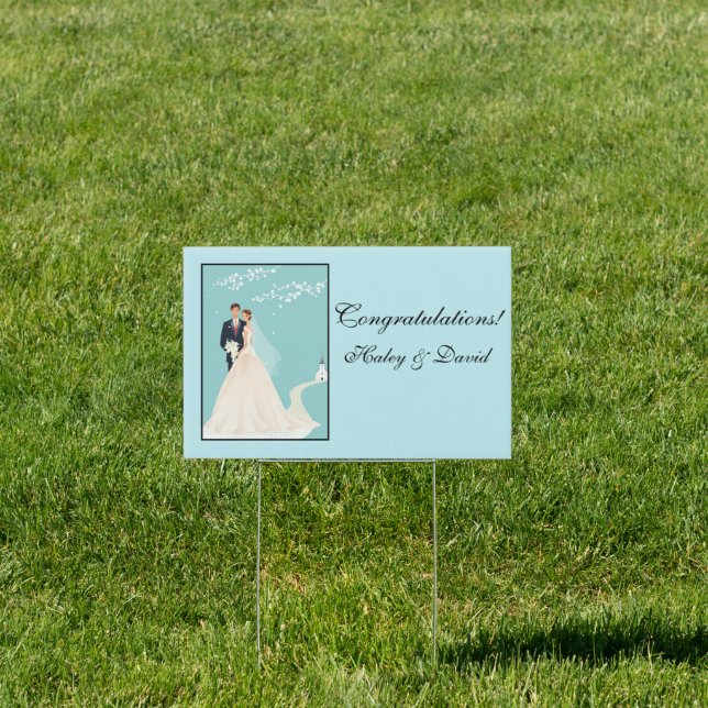 Wedding Yard Sign (Insitu)