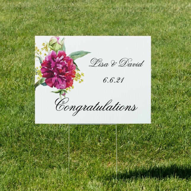 Wedding Yard Sign (Insitu)