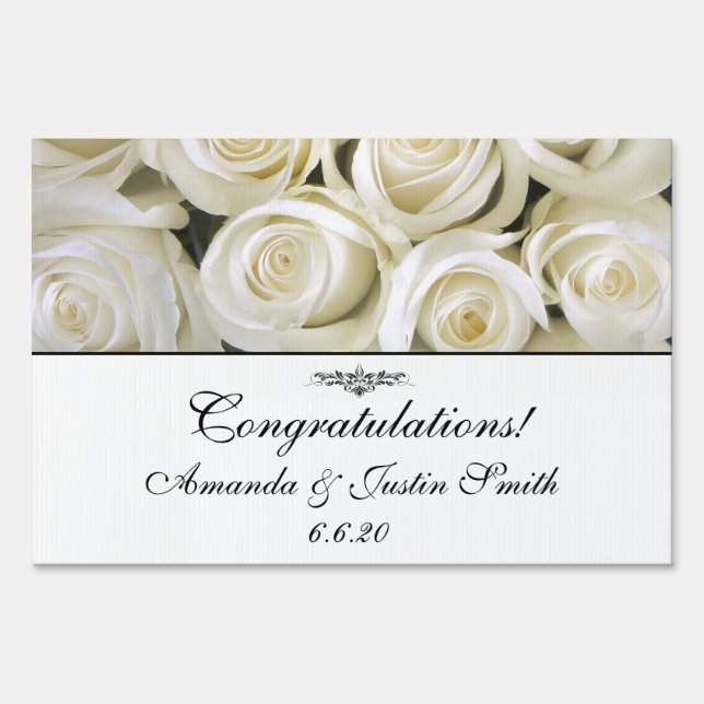 Wedding Yard Sign (Front)