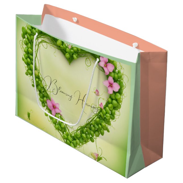 #WeddingFavorsGiftBag Large Gift Bag (Front Angled)