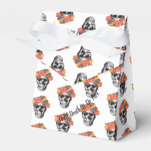WeddingFavour Box Skull Art Until Death Us Do Part