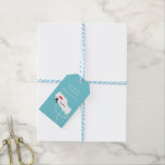Weddings Abroad Turkey Save The Date Gift Tags<br><div class="desc">A fun save the date for couples getting married in Turkey with a white silhouette map of Turkey on teal blue with red love hearts and so easy to customize with your personal names and message. PLEASE NOTE THAT THESE DO NOT COME WITH ENVELOPES because they are meant to be...</div>