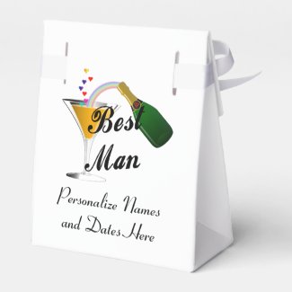 Best Man Wedding Favor Boxes