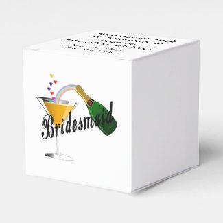 Bridesmaids Favor Boxes Personalized