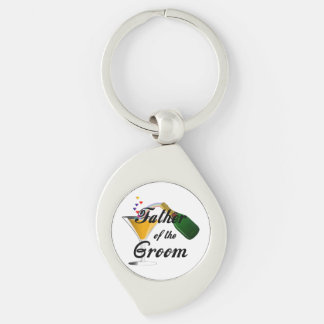 Weddings Grooms Father Keychain