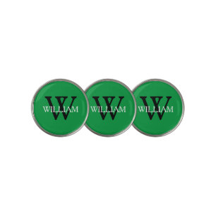 Weddings Groomsmen Groomsman Gift Monogram Name Golf Ball Marker
