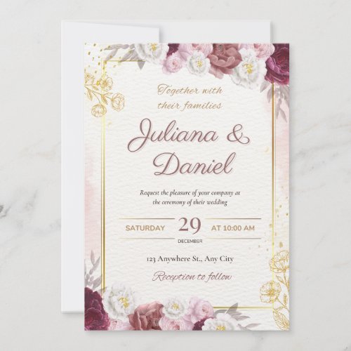 Weddings invitation card 