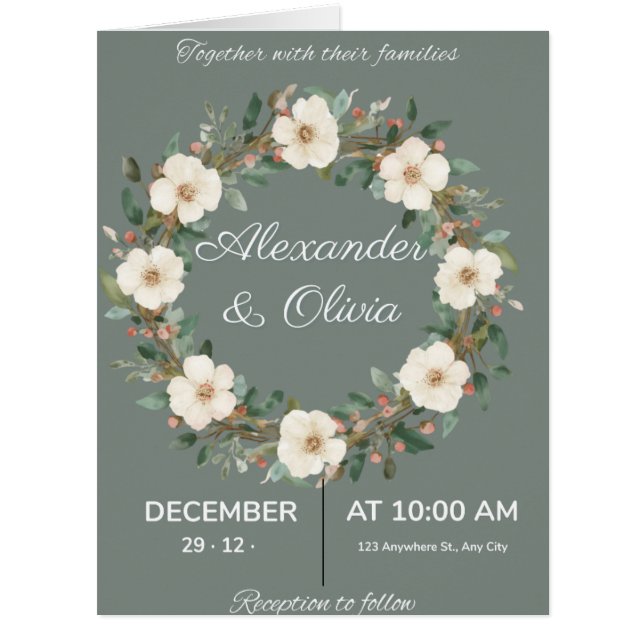 Weddings Invitations  (Front)