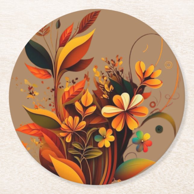 Weddings Invitations & Stationery Save the Dates Round Paper Coaster (Front)