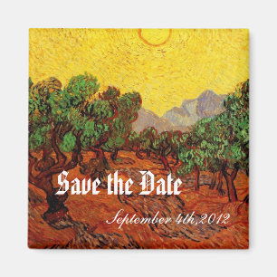 Weddings,Vincent van Gogh Olive Trees Magnet