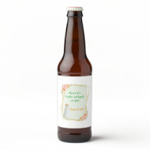 WeddingWine & Sparkling Wine Bottle Label